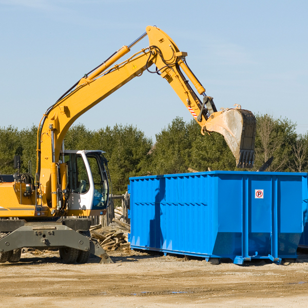 what kind of customer support is available for residential dumpster rentals in Manton